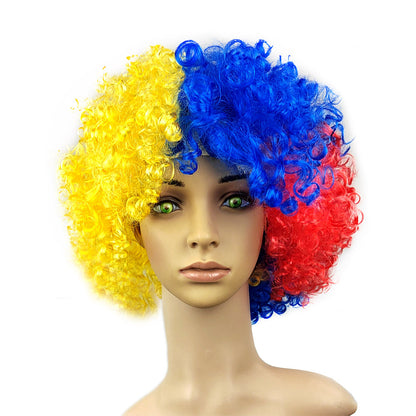 🥳 Fun Fan Afro Wig Accessory - USA 2026 World Cup 🦱🕺