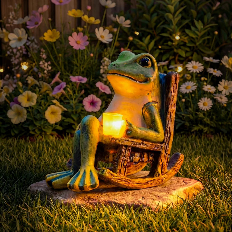 🐸 Glowing Garden Frog✨