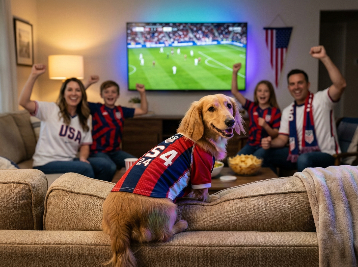 🐾Pet-themed World Cup jerseys - USA-Canadian-Mexico World Cup (customizable)🎨