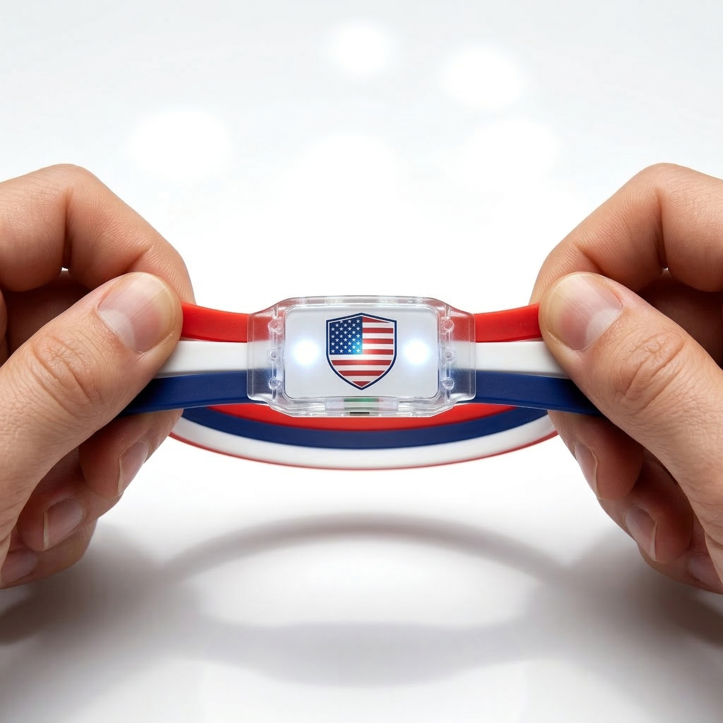 🇺🇸✨ Fans cheering with glowing national flag wristbands - USA Team 2026 World Cup ⚽